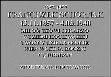 Tablica pamiątkowa Tablica